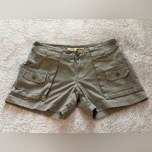 Women’s Olive Green Utility Shorts